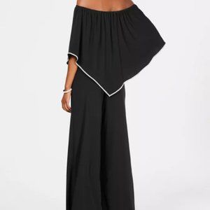Sleek MSK Off-The-Shoulder Overlay Jumpsuit